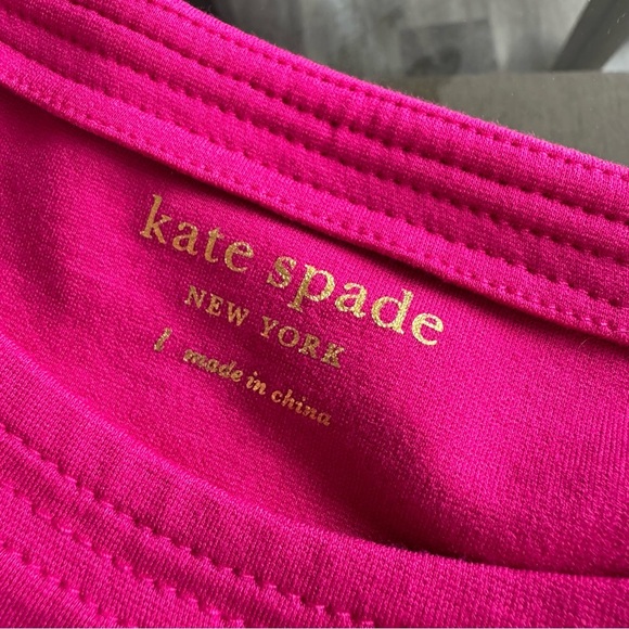 Kate Spade Open Scallop Back Ponte Dress - Color: Kinetic Pink Casual - Picture 13 of 13